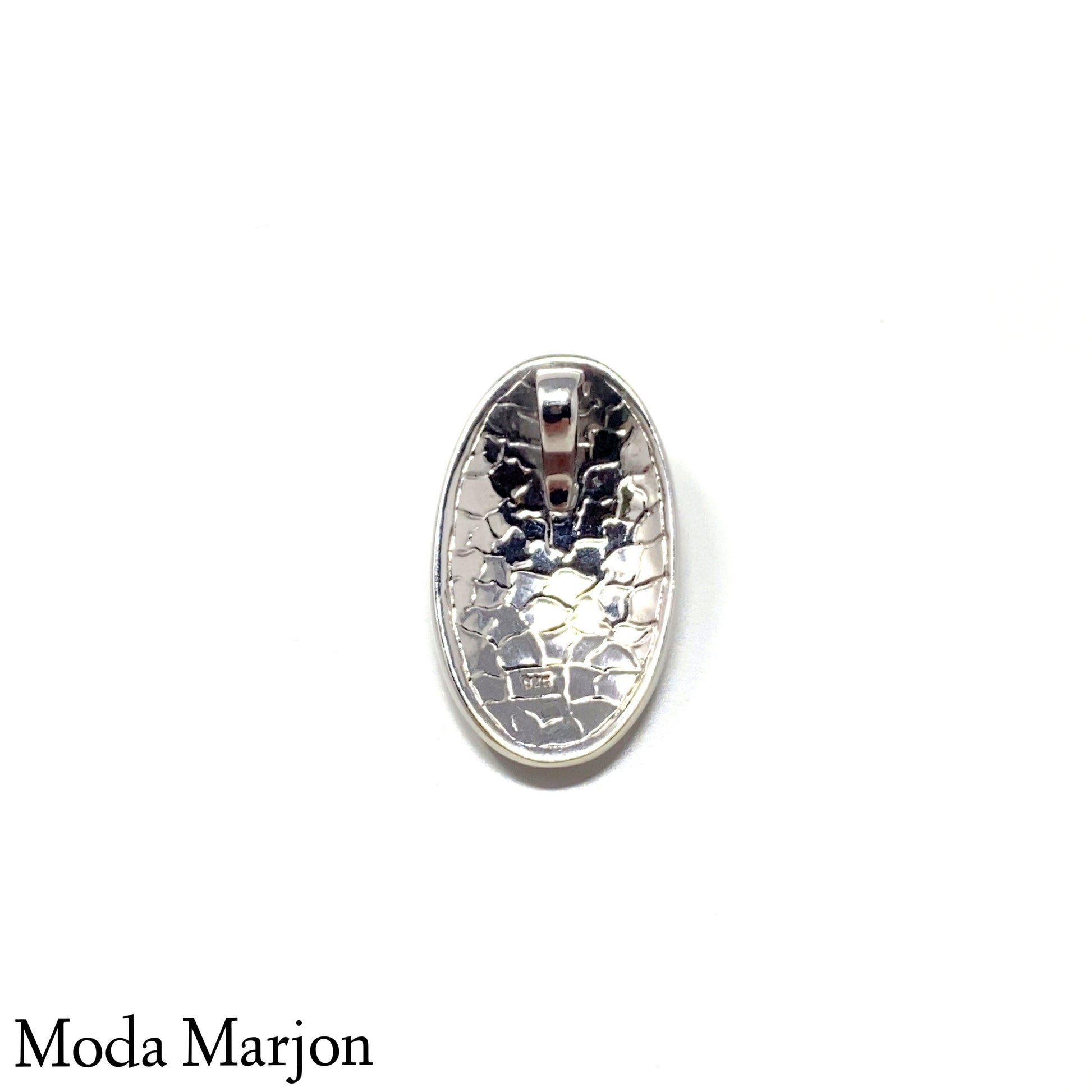 Mosaic Inlay Multi-shades Of Mother-Of-Pearl Pendant - Moda Marjon 