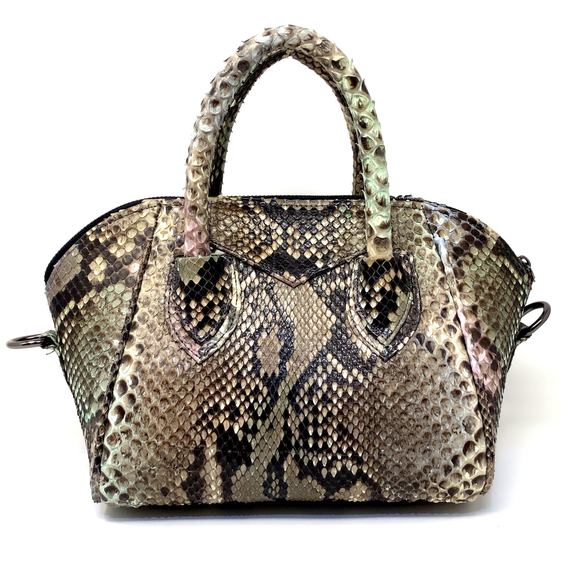 Multi-Color Python Handbag - Moda Marjon 