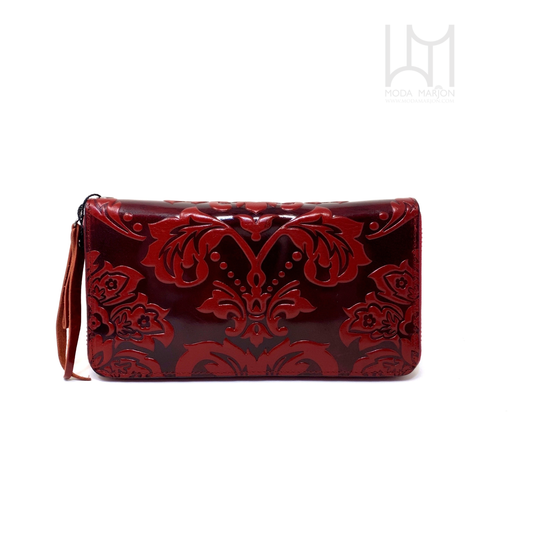 Hand Tooled Floral Wallet