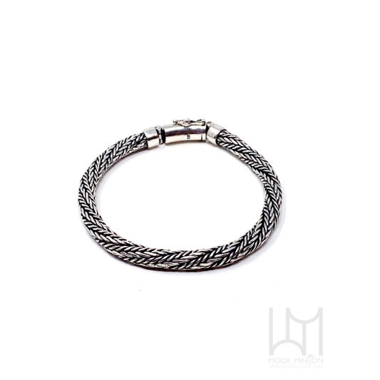 Moda Marjon Classic Round Woven Chain Bracelet