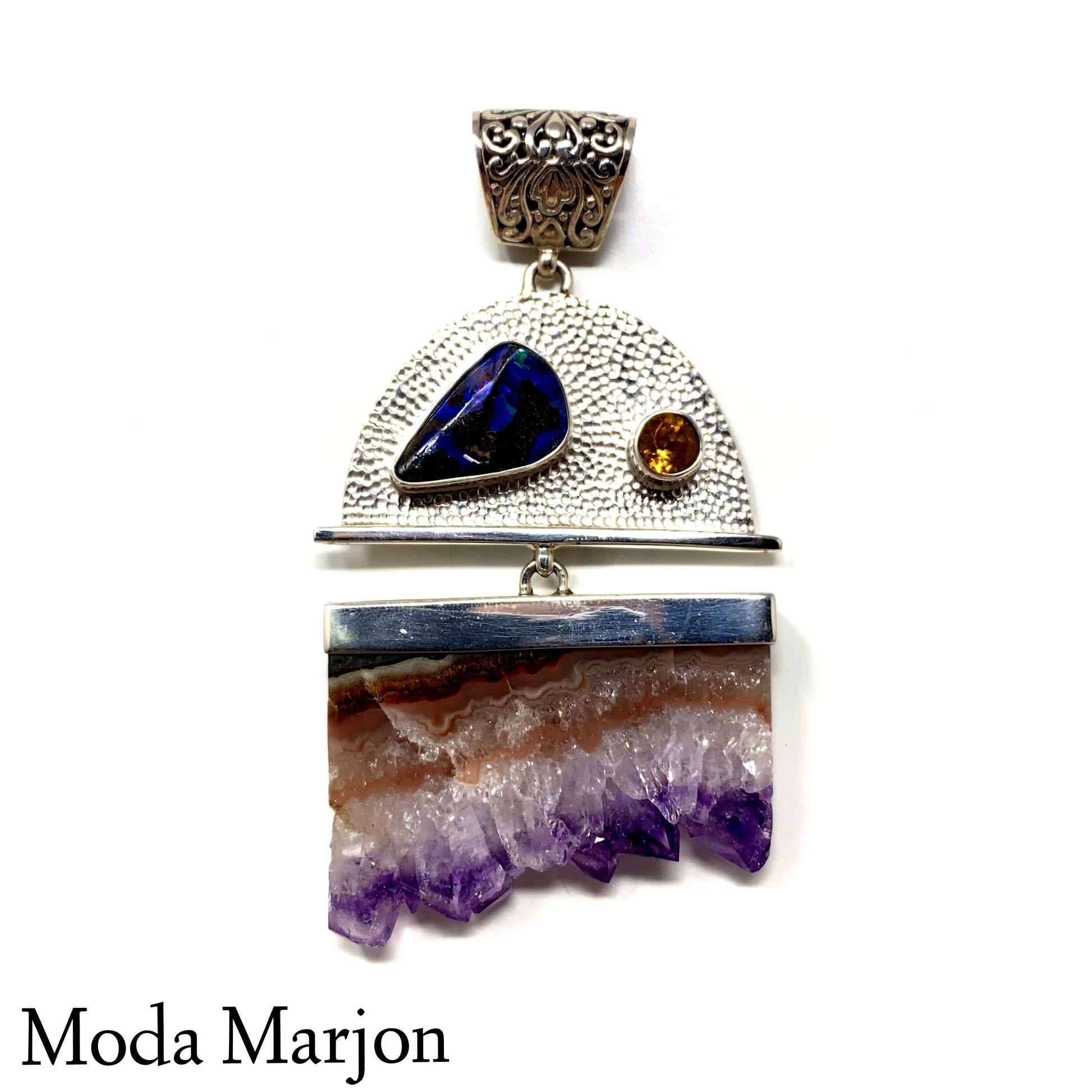 Uruguay Amethyst Pendant - Moda Marjon 