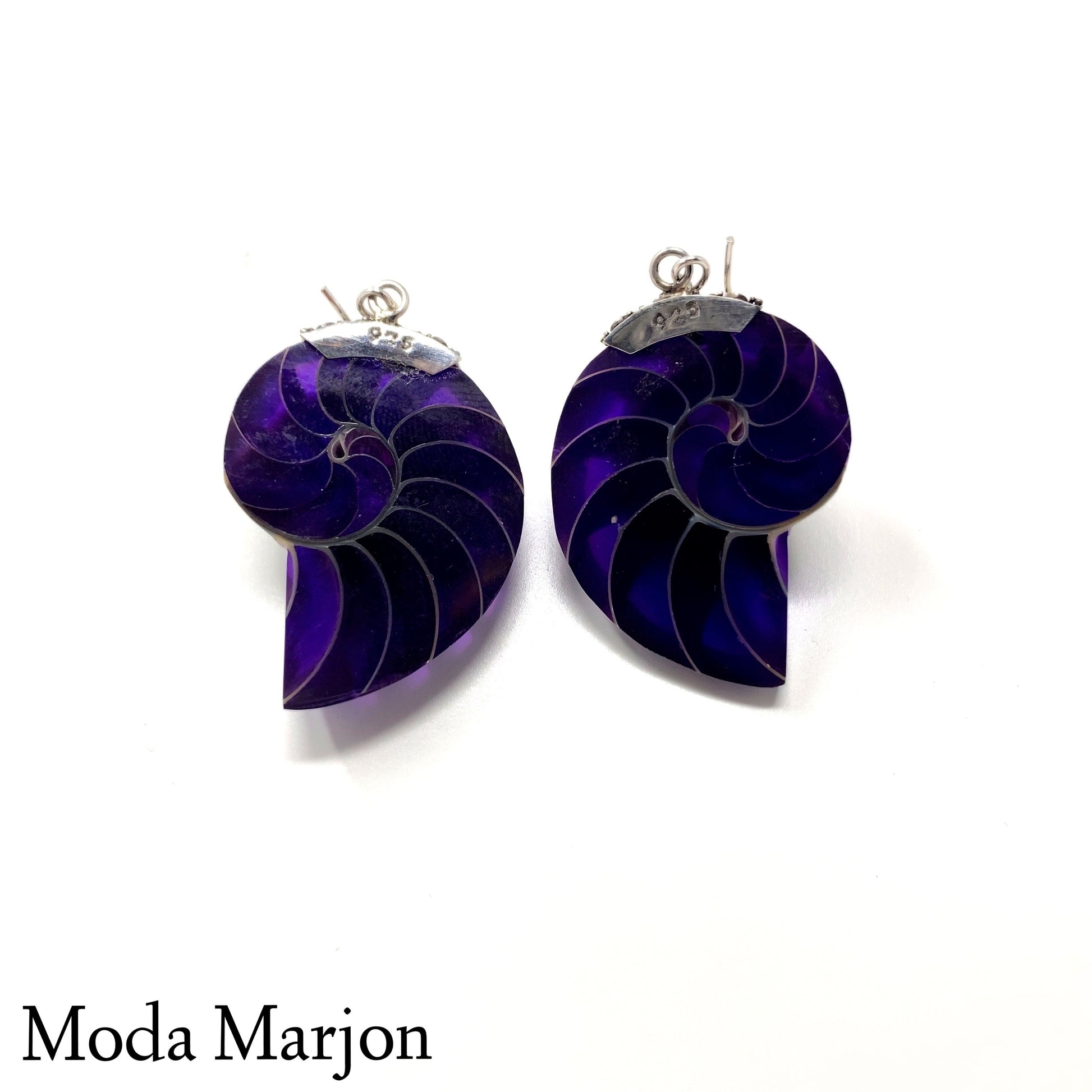 Nautilus Drop Earrings - Moda Marjon 