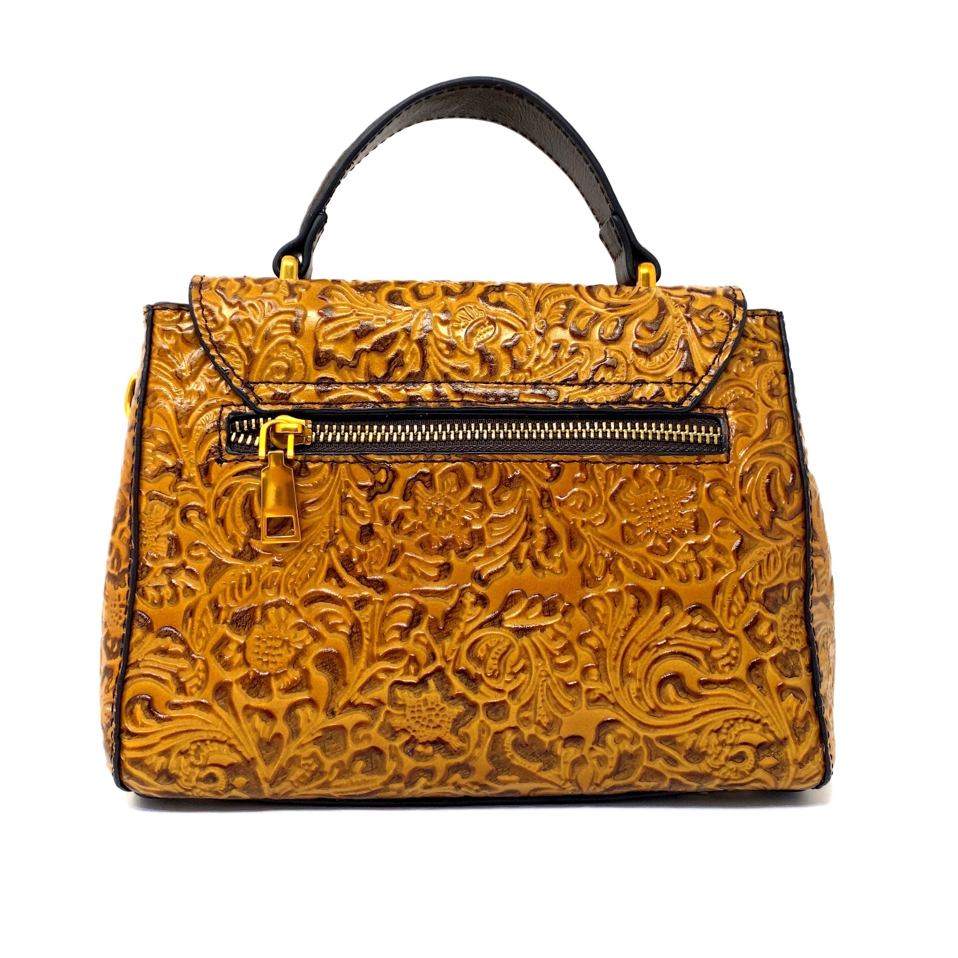 Small Hand Tooled Crossbody - Moda Marjon 