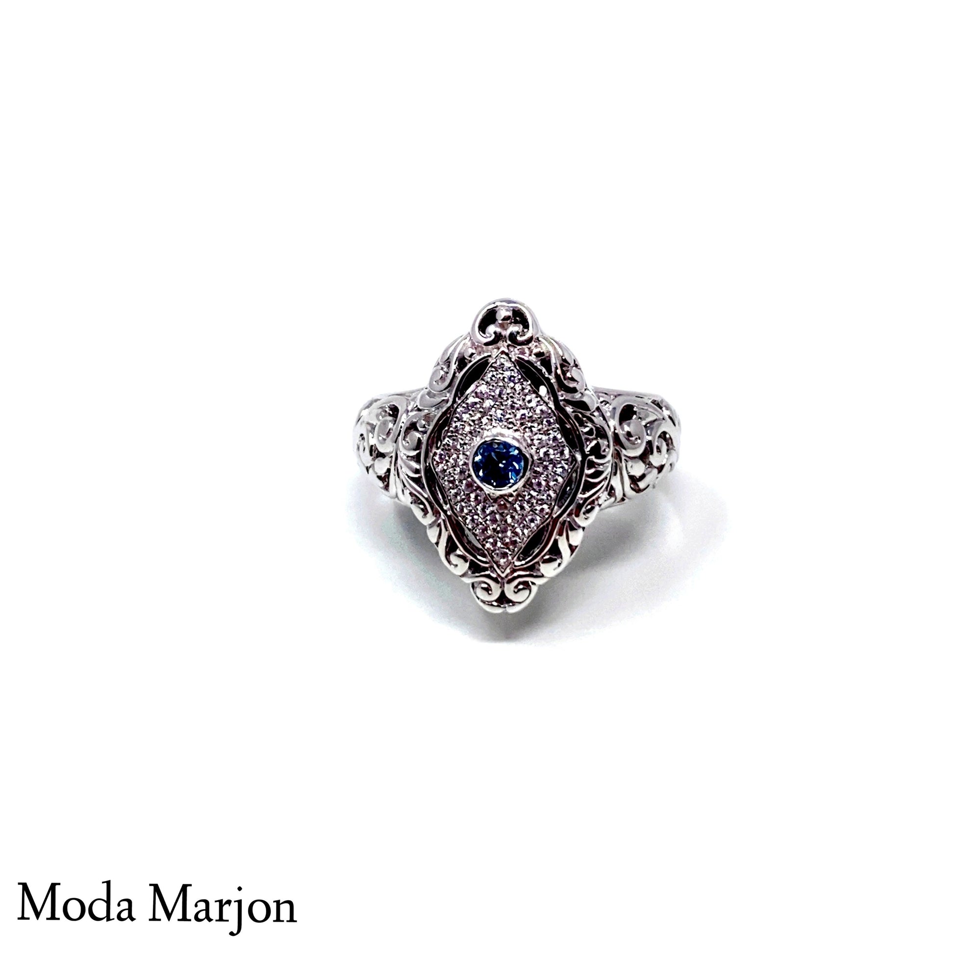 Vintage Pave Ring - Moda Marjon 