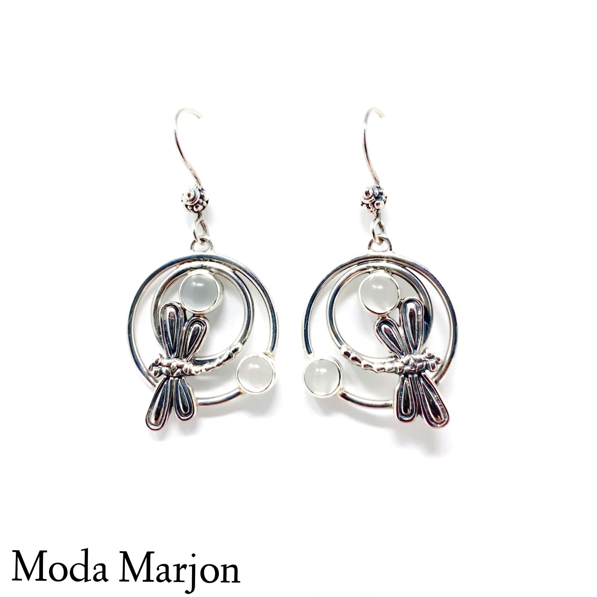Dragonfly Drop Earrings - Moda Marjon 