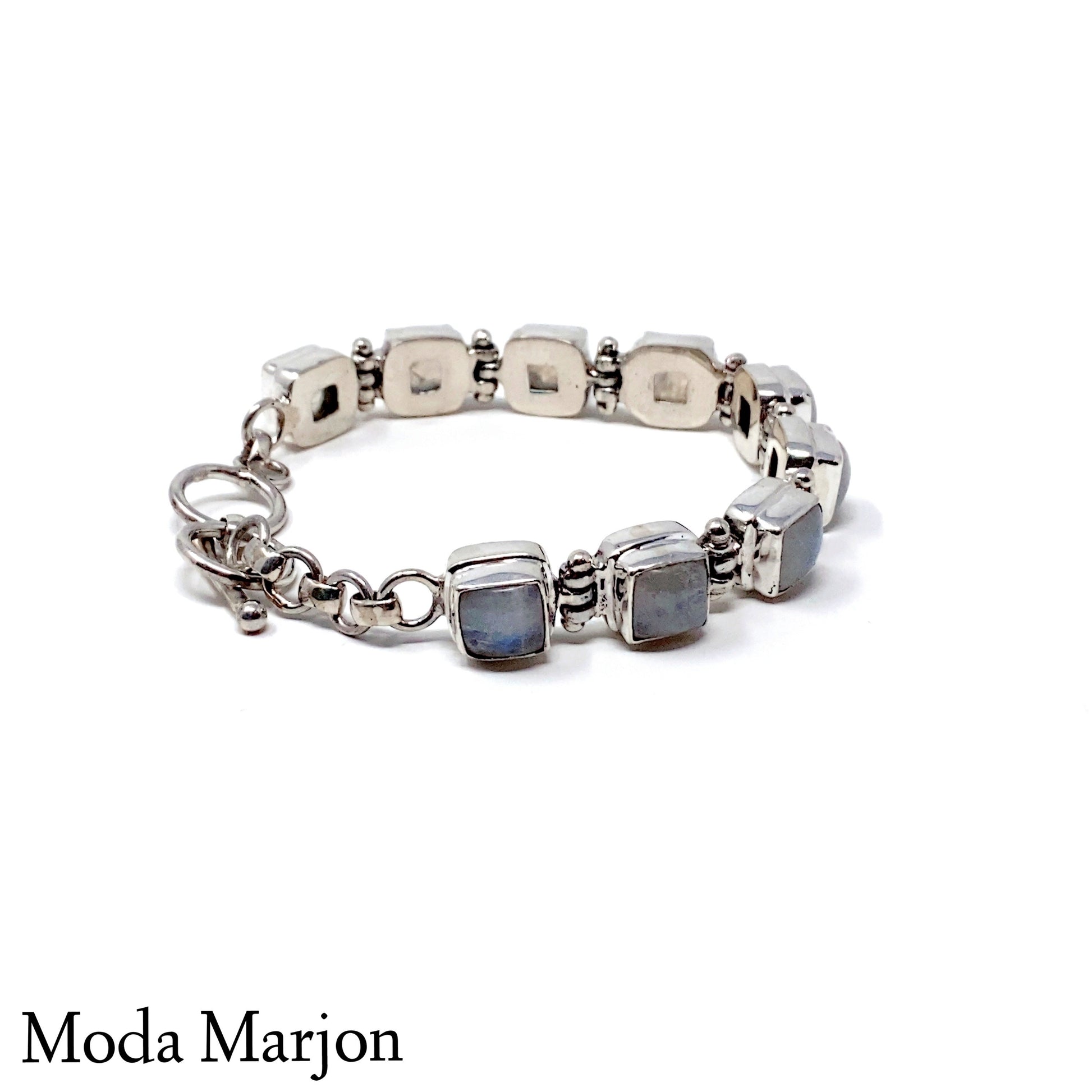 Moonstone Link Bracelet - Moda Marjon 