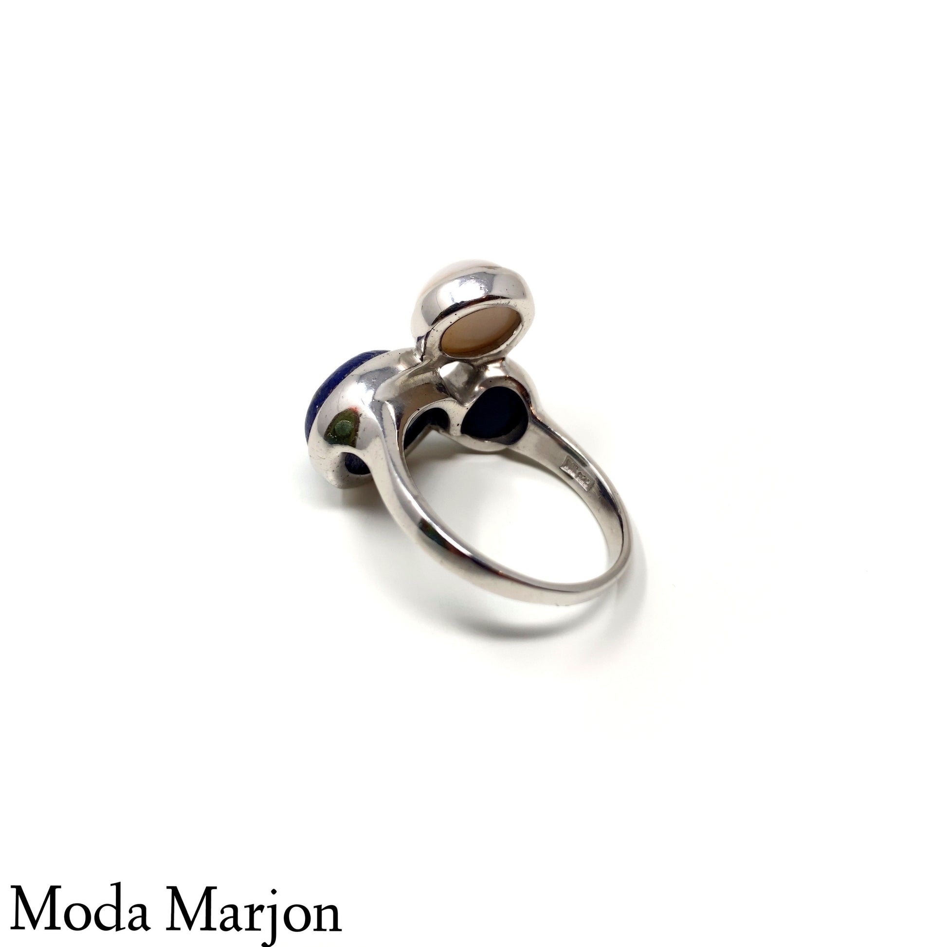 Inlay Multi Stone Ring - Moda Marjon 