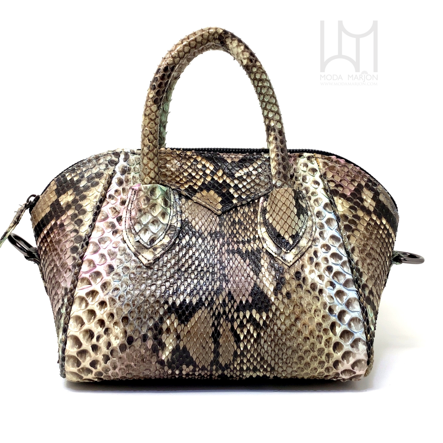 Multi-Color Python Handbag