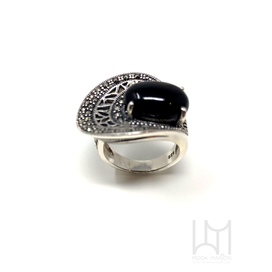 Black Onyx Cocktail Ring