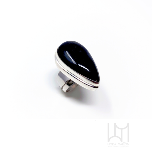 Black Tourmaline Ring