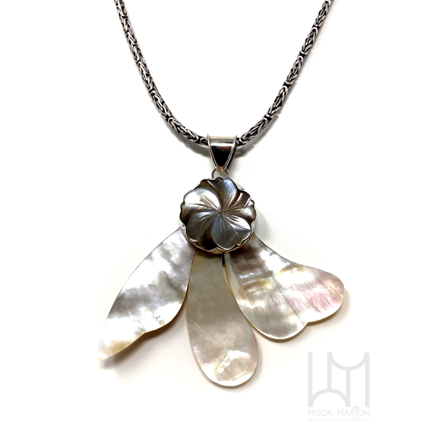 Multi-Color Mother Of Pearl Pendant