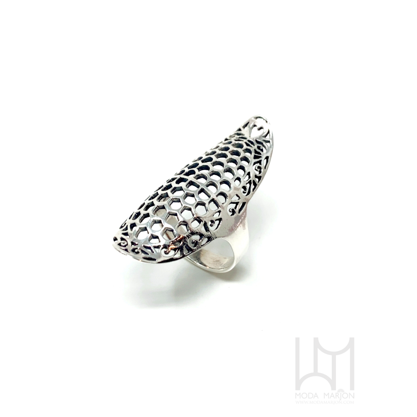 Sterling Silver Saddle Ring