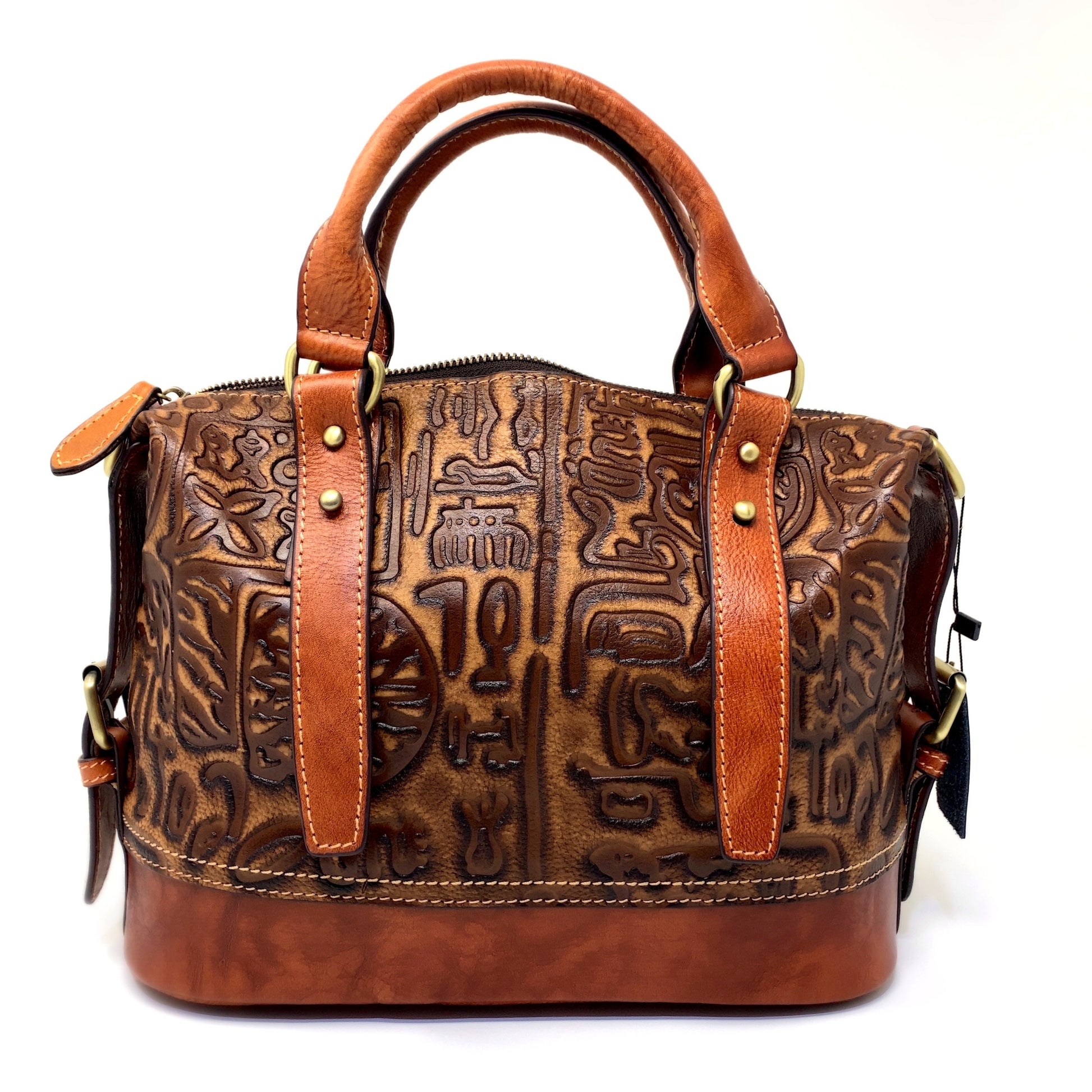 Light Weight Tooled Handbag - Moda Marjon 