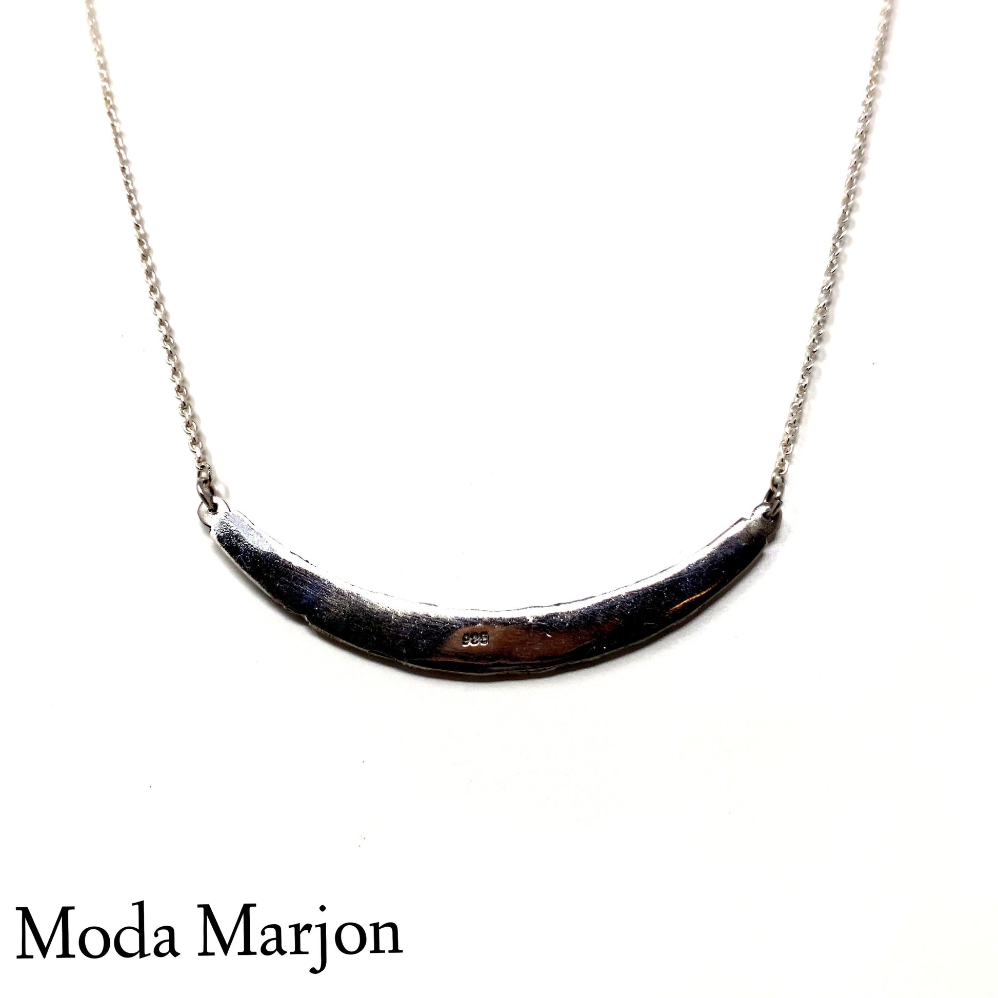 Mix-Metal Bar Necklace - Moda Marjon 