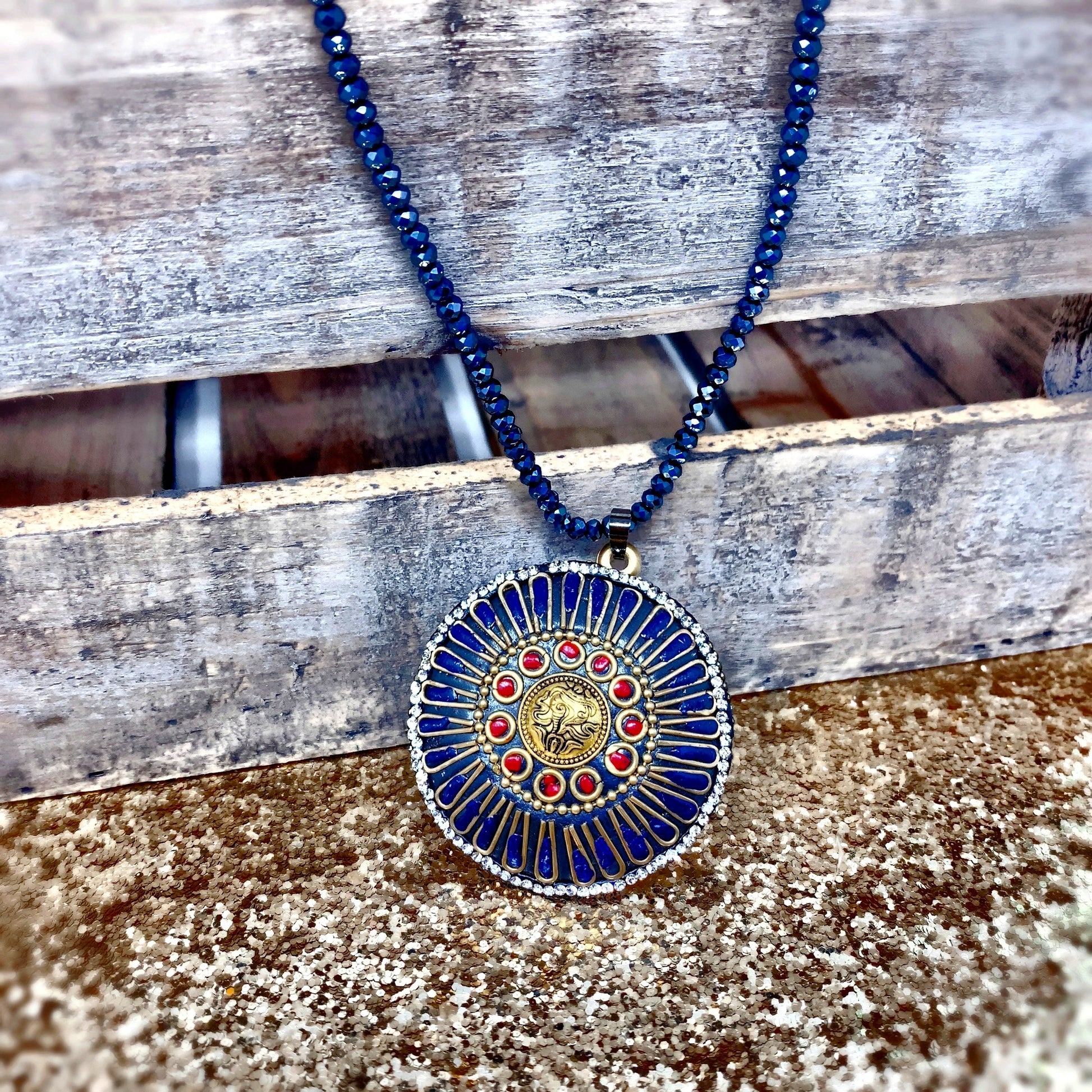 Vintage Inspired Drop Necklace - Moda Marjon 