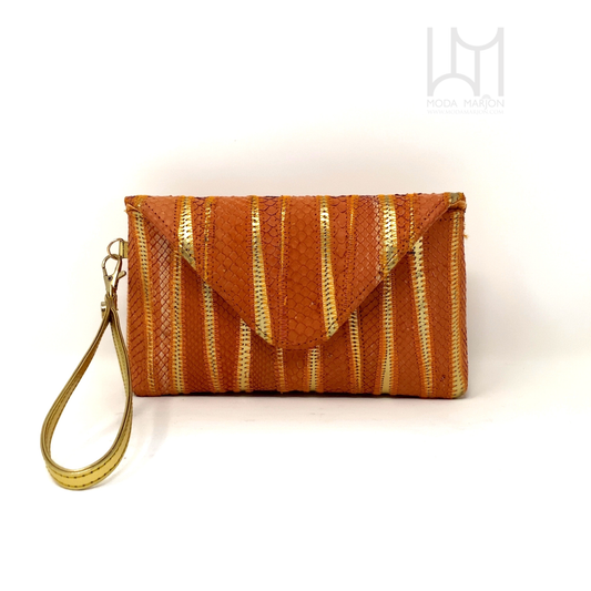 Python Leather Fannie Pack