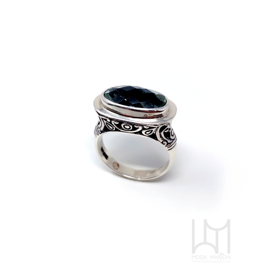 Green Amethyst Ring