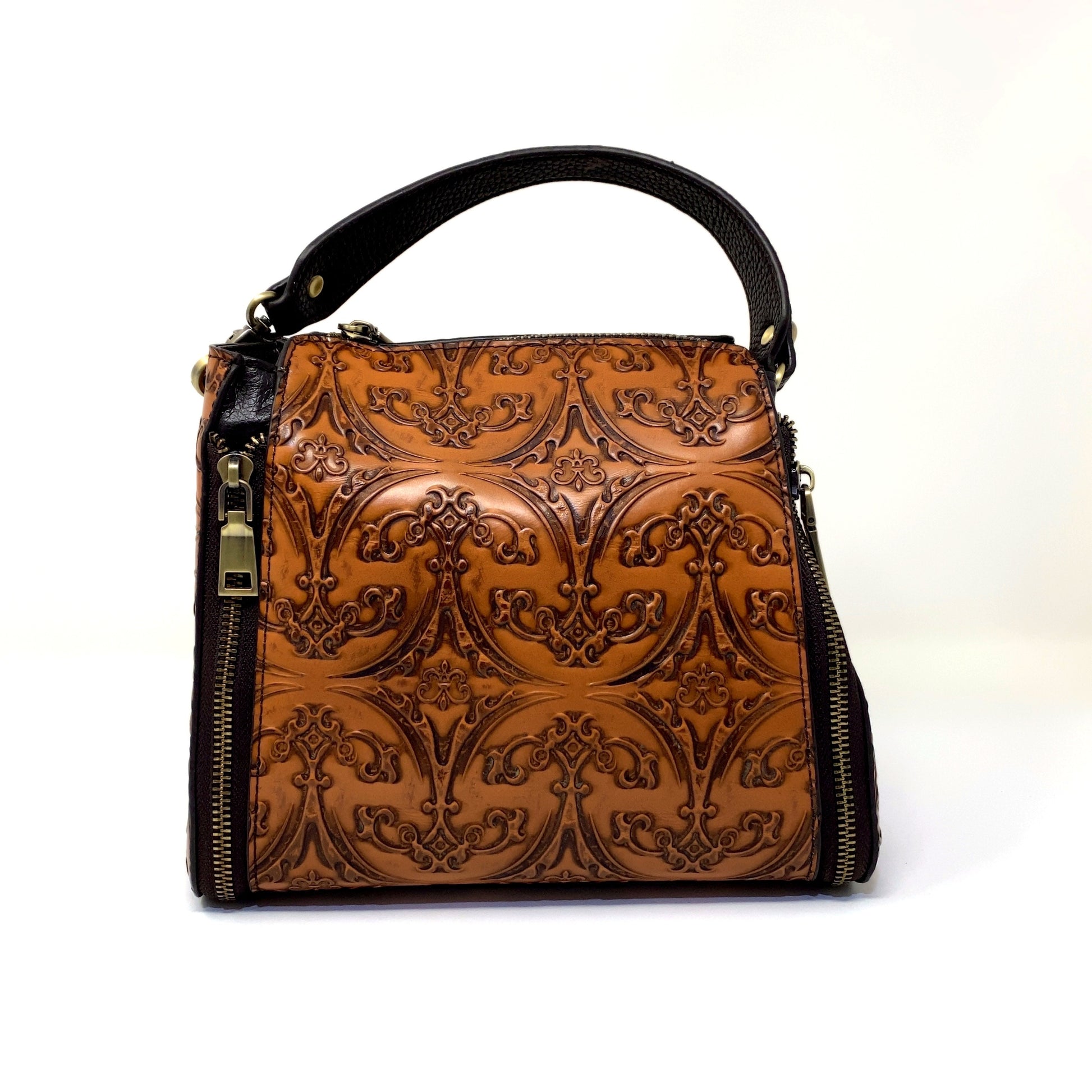 Small Tooled Handbag - Moda Marjon 
